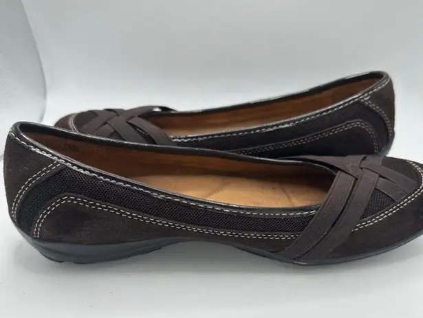 Naturalizer natural soul Flats women's brown Shoes Size 7.5M