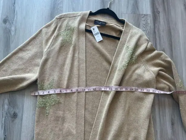 Lane Bryant NWT  22/24 Plus Size Camel Star Cardigan