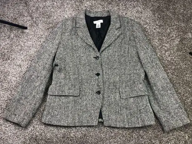 Isaac Mizrahi for Target Women’s Wool Tweed Blazer Size Large