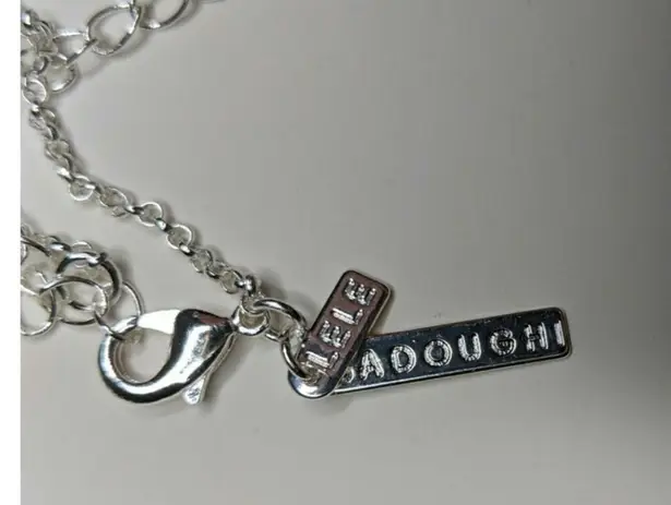 Lele Sadoughi Silver Circle Necklace - O/S - NWT