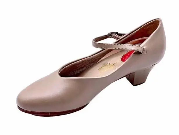 New Caramel Comfort Character Theatre Teens 4 Dance Class Heels Shoes Salsa Size undefined