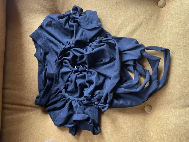 Handmade Shredded Crop Top