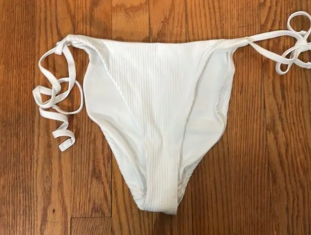 ANDIE Bikini Set String bikini Bottom Valencia Top Rib white Size Medium NWT