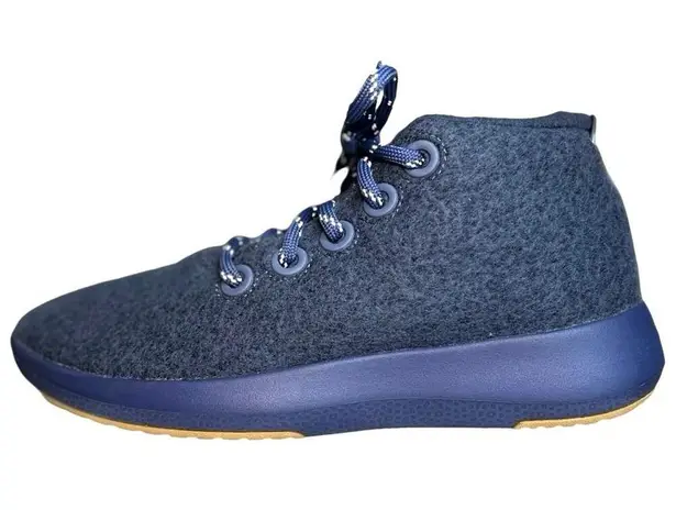 All Birds Women’s Wool Runner Up Mizzles High Top Sneakers Savanna Night Size 8 Blue