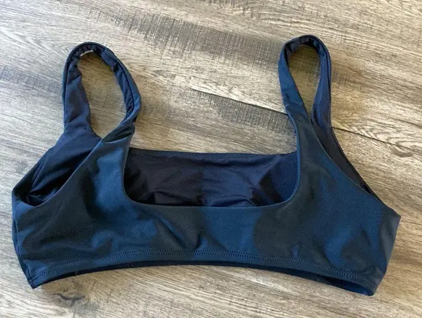 Aerie | Black Scoop Neck Bikini Top sz XL