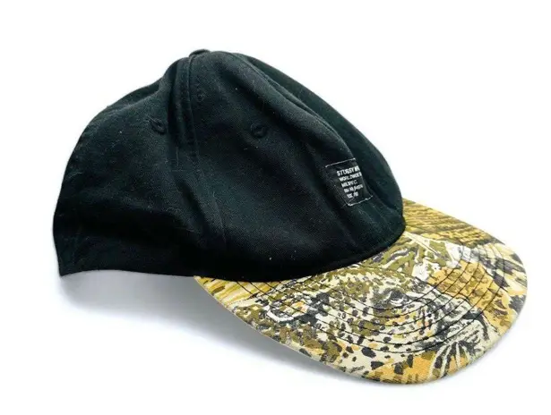 Stüssy ★ Stussy Wildlife Half Camp Cap - Black/Camo ★
