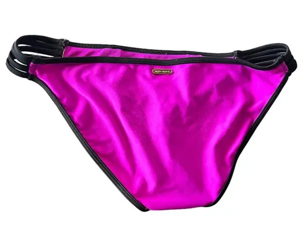 Body Glove  Bikini Tie Side Mia Ladies Swim Bottom Bathing Suit Sz Small Magenta