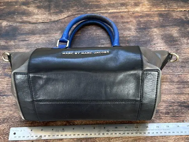 Marc by Marc Jacobs Colorblock Leather Burg Boxer Large Satchel