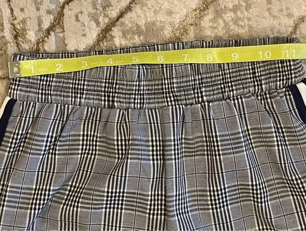 Lea & Viola ποΈ High Rise Plaid Striped Tapered Skinny Pants Trousers Size XS