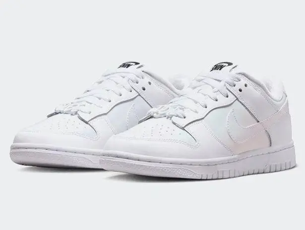 Nike  W DUNK LOW SE WHITE/MULTI-COLOR-BLACK - Image 1