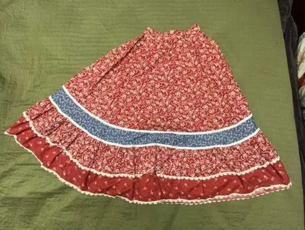 Gunne Sax Vintage Jessica's Gunnies San Fransisco Peasant Prarie Skirt