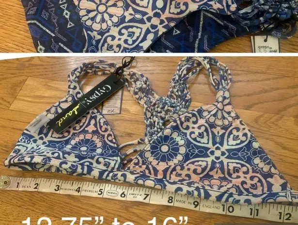 Gypsy 05 Bikini Set sand blue Size XS