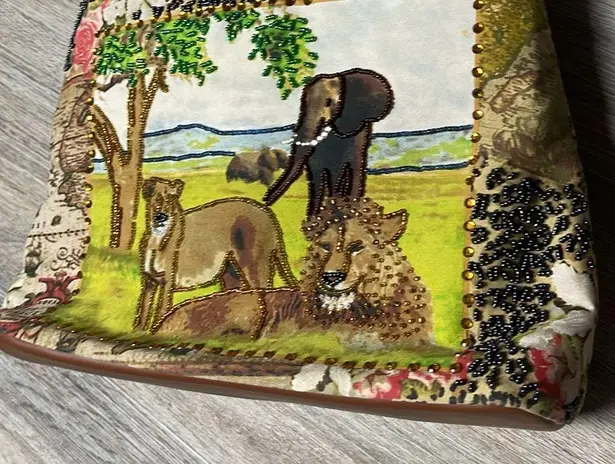 Bueno Safari Print Shoulder Bag