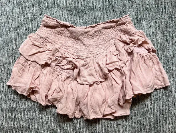 Rock n rags Sunshine Daydream Mini Skirt in Dusty Rose