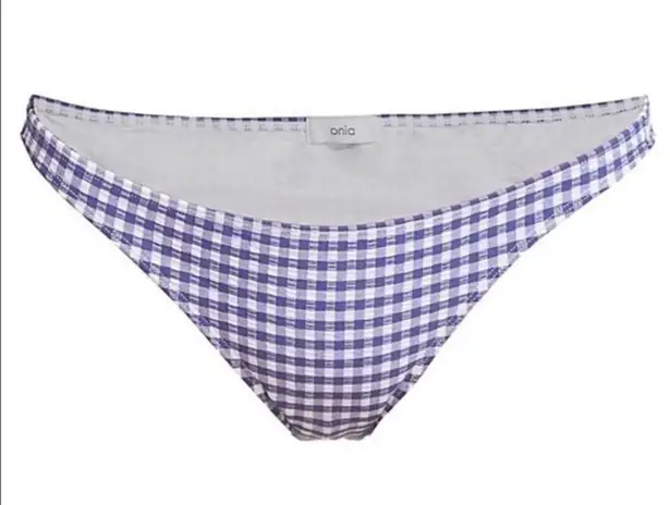 ONIA Royal Blue Gingham Ashley Bottom NWT Size XL WSO6-34