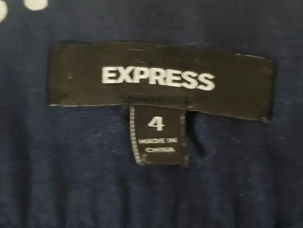 Y2k Express tiered ruffle floral miniskirt Blue Size undefined