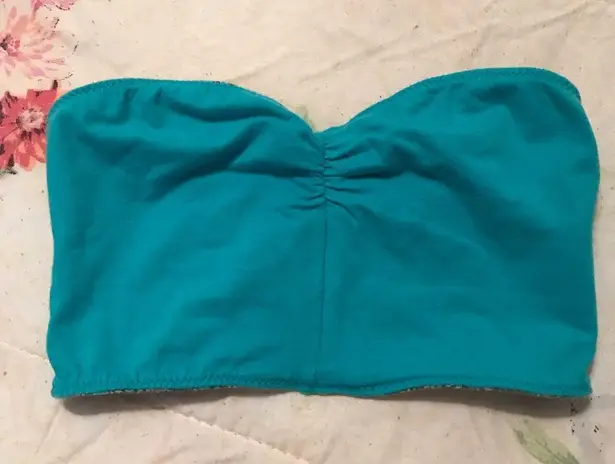 5/$25 Sale reversible bandeau bra paisley print on one side Size XS