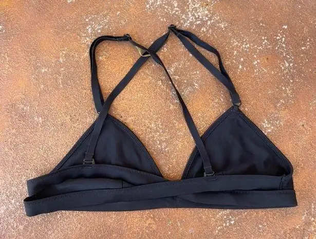 Lululemon  black bikini top sz s