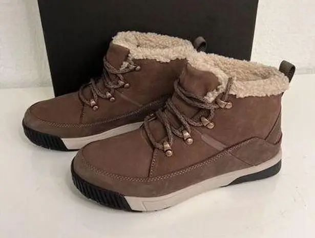 The North Face New Women Sierra Mid Lace Waterproof Boot Size 8 Deep Taupe/Ginger