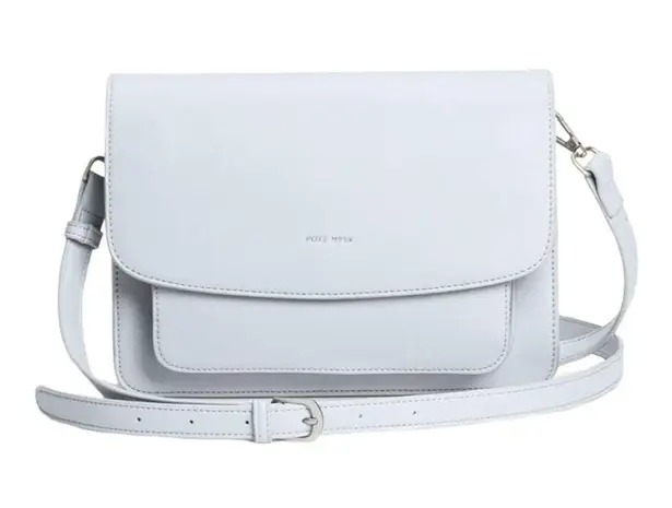 Pixie Mood Zoe Crossbody Grey Vegan Leather Shoulder Bag Handbag Purse NWT