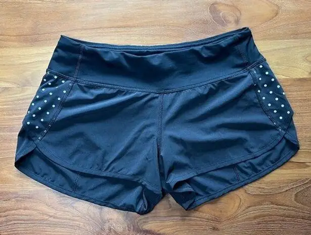 Lululemon Speed‎ Shorts with Reflective Dots