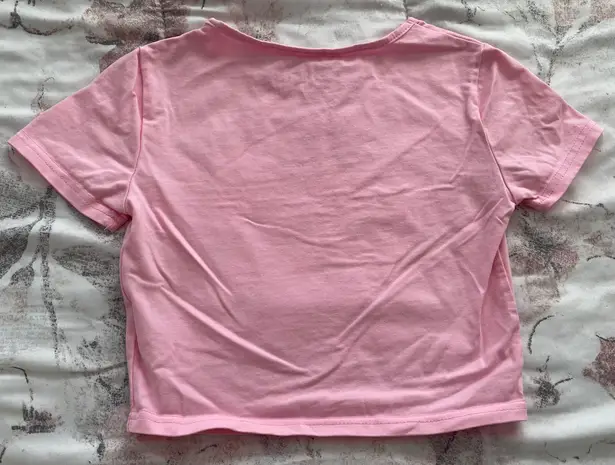 Pink “It’s Not Me It’s You” Crop Top, size S