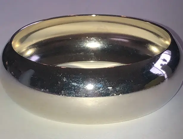 Silver Tone Retro Boho Metallic Bangle Bracelet