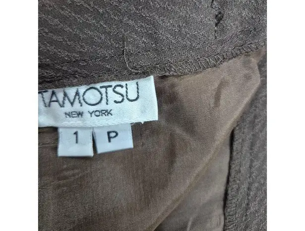 VTG Tamotsu New York Brown Midi Pencil Skirt Fully Lined Viscose blend XL (1 P)