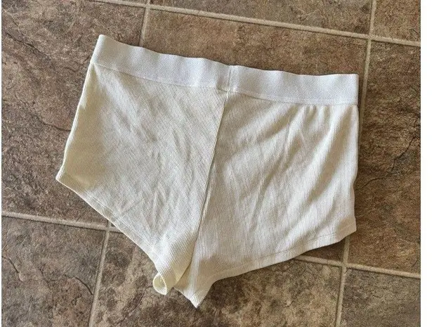 SKIMS Cotton Rib Short Bone Size Small