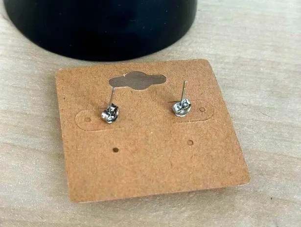 Lavender Cubic Zirconia Halo Stud Earrings Silver Secure Square Diamond Jewelry