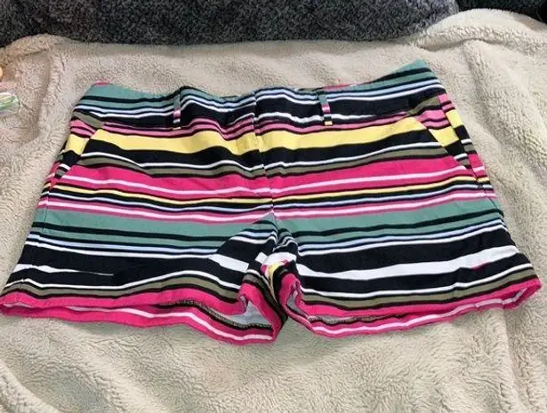 NY&CO Cuffed Shorts, size 14 Pink