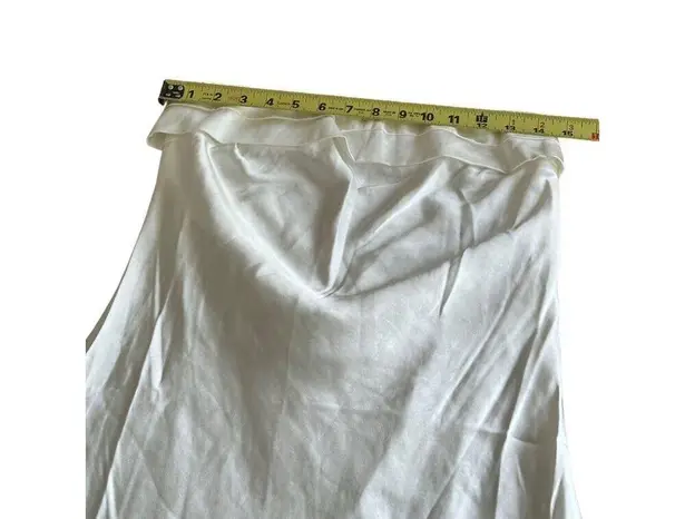 Olia Strapless Dress Open Back Bridal Prom Open Back Cocktail Sexy Evening NWT White Size M