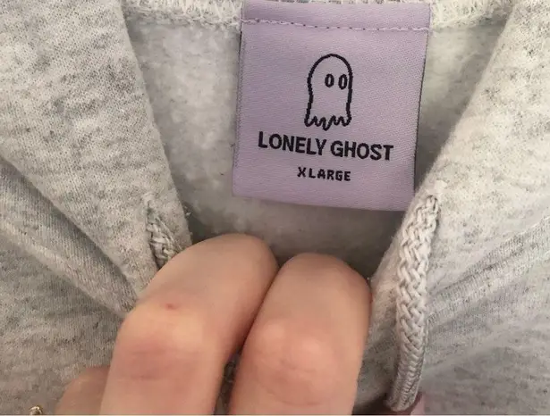 Lonely Ghost  The Apple Hoodie Sweatshirt Size XL