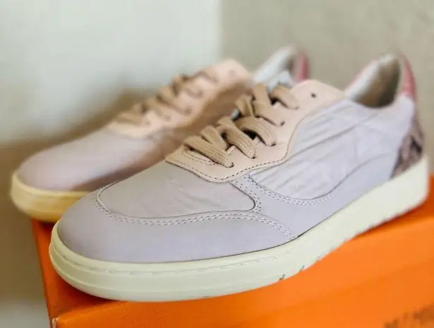 Miz Mooz Veronica Leather Sneaker Lightweight Lotus Metallica Size 9 Euro 39 NWT