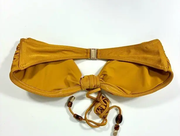 Zimmermann Wylie Halter Two Piece Bikini Swimsuit Mustard AU 2 US 8 NWT