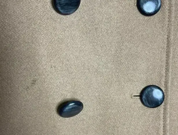 Patrizia Pepe Firenze Tan Pea Coat Size 44 Medium