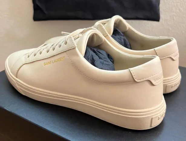 Saint Laurent Sneakers Andy Low Top Brooklyn Dark Coquille Casual Womans Sneaker