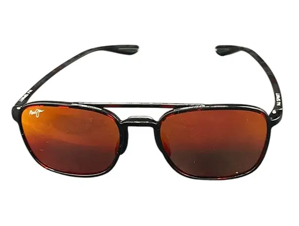 Maui Jim Sport Keokea Polarized with Red/Hawaii Lava Lenses MJ0447S-003 - Image 1
