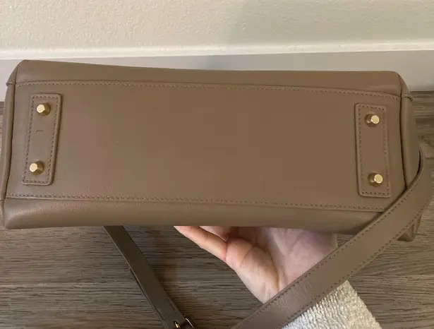 Furla Alice Top Handle Bag Taupe Pristine Condition