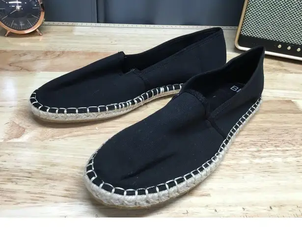 BP. Espadrille Flats Women's Size US 8.5M Black Round Toe Slip