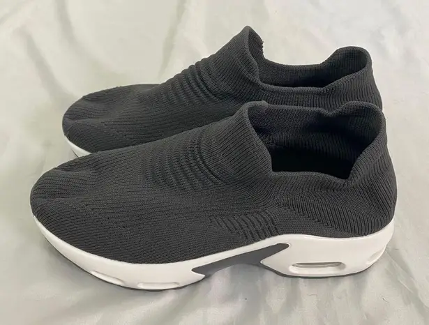 Chunky Slip On Soft Sole Walking Workout Sneaker EU 42 / US 11.5 WMNS Gray