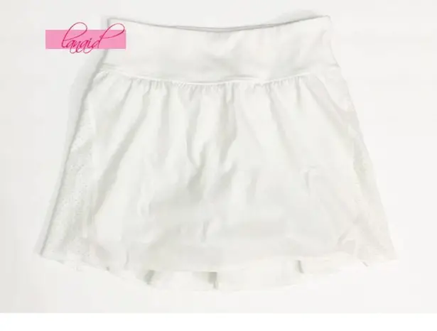 Spanx Get Moving Skort White Skirt Shorts Exercise Sports Tennis Running Mini XS