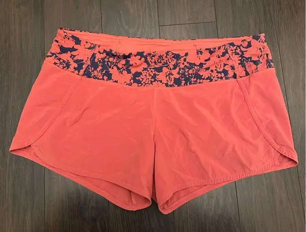 Lululemon  Run Times Short II*4" Dark Canyon / Efflorescent Dark Canyon Onyx Blue