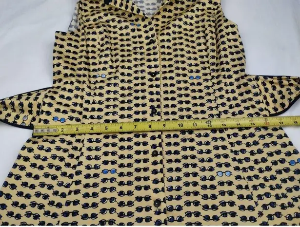 Nic+Zoe Women's Yellow/Black Dress/Midi Sz XS SKU 3932