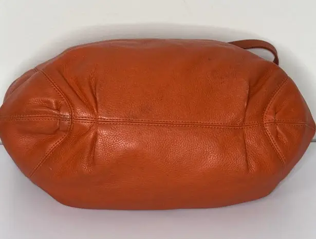 MICHAEL Michael Kors Large Jet Set Chain Ring Shoulder Tote Bag Orange