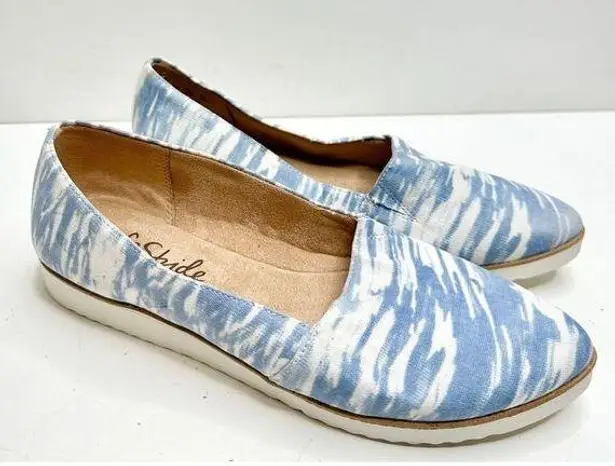 Life Stride  Womens Size 5.5 Blue Bloom 2 Slip On Flat Shoes NEW