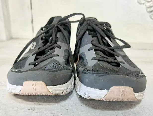 ON Running Cloudflow 2.0 Low Top Running Shoes Rock Grey/Rose Women's Size W7 Gray