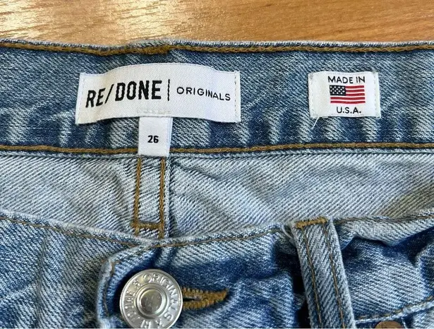 RE/DONE  Relaxed Crop Jeans in Ultra Light