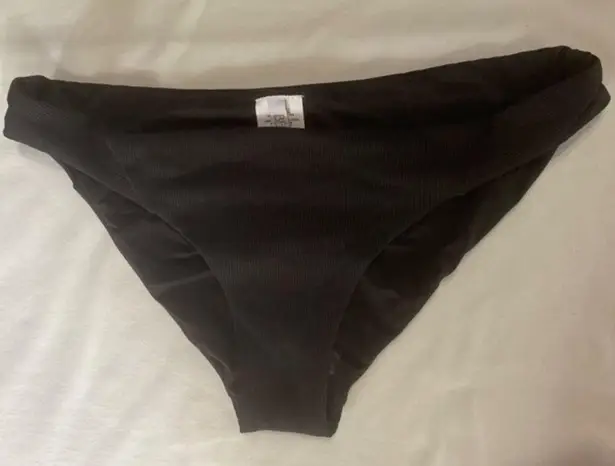 Becca Fine Line American Black Bikini Swim Bottoms 544307 Size Large NWOT