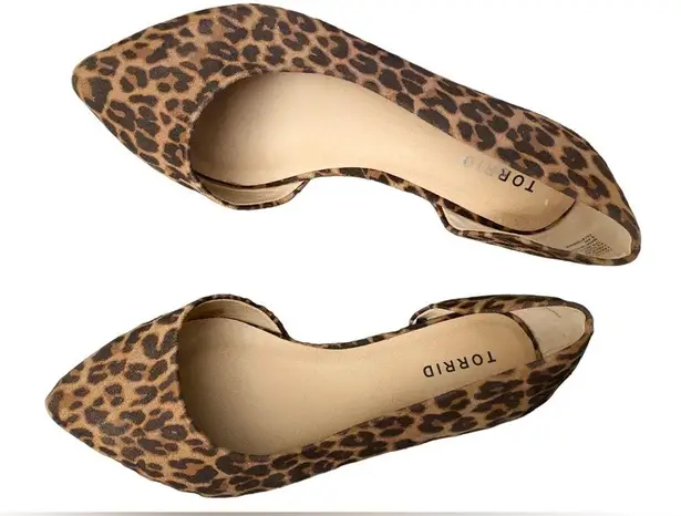 Torrid  Leopard D'Orsay Flat Size 8.5